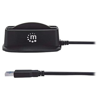 Foto 3 | Base para Disco Duro Quickdock Hdd 3.0 Manhattan 151955 Usb 3.0 color Negro