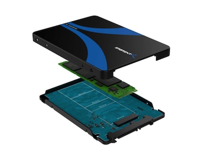 Foto 3 | Case para Gabinete Convertidor Sabrent Ec-m2sa de M.2 Ssd/ Estado Sólido a 2.5'' Aluminio color Negro