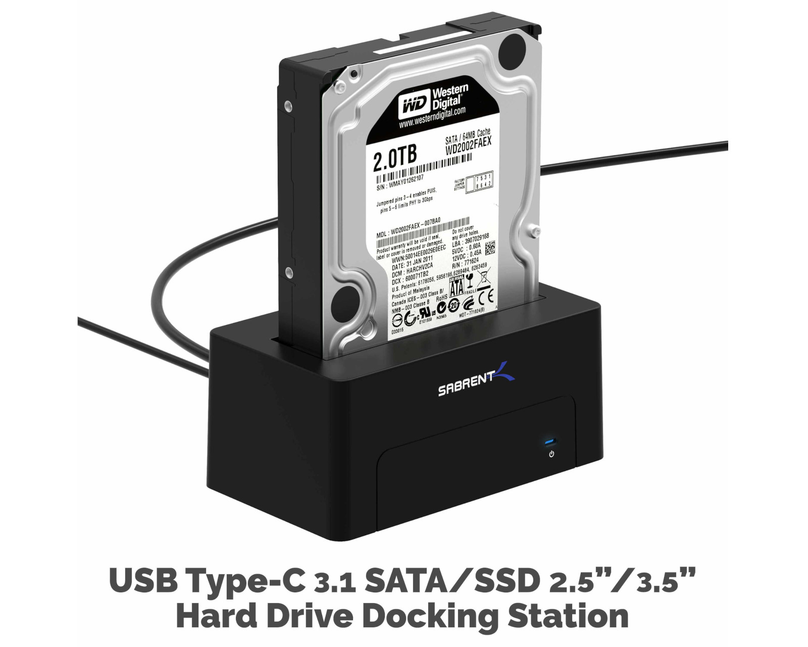 Foto 3 pulgar | Estación Acoplamiento Sabent Usb C 3.1 a Hdd y Ssd