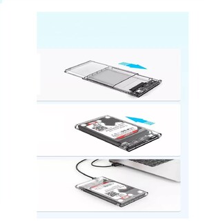 Foto 5 | Carcasa para Disco Duro Belug color Transparente 2.5 Pulgadas USB 3.0