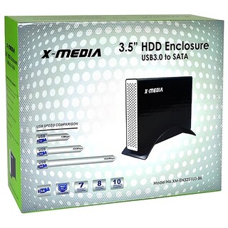 Foto 4 | Enclosure para Disco Duro 3.5″ X-media Sata Xm-en3251u3-bk Usb 3.0
