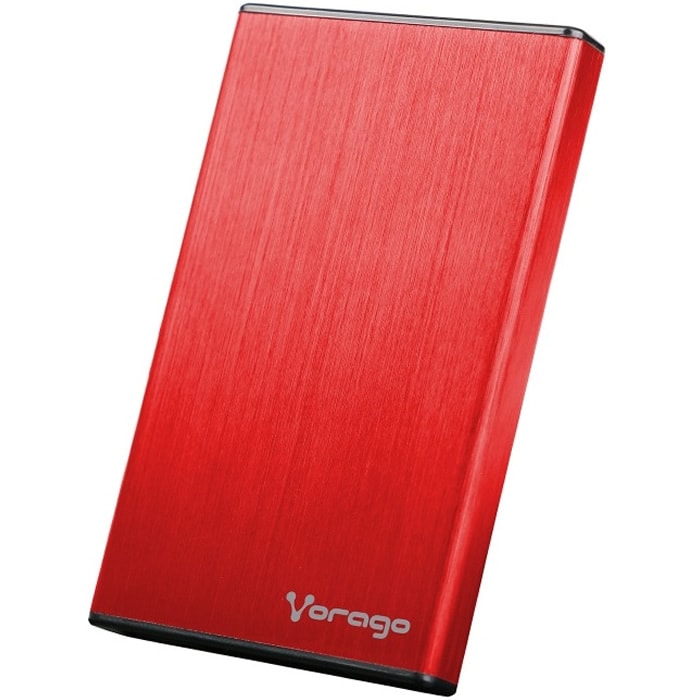 Enclosure para Disco Duro 2.5 Vorago Hdd-102-rd Sata A Usb 2.0 Rojo Ac-475885-3 $319