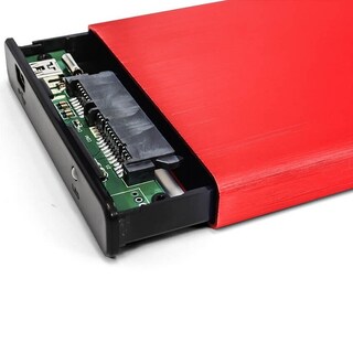 Foto 3 | Enclosure para Disco Duro 2.5 Vorago Hdd-102-rd Sata A Usb 2.0 Rojo Ac-475885-3