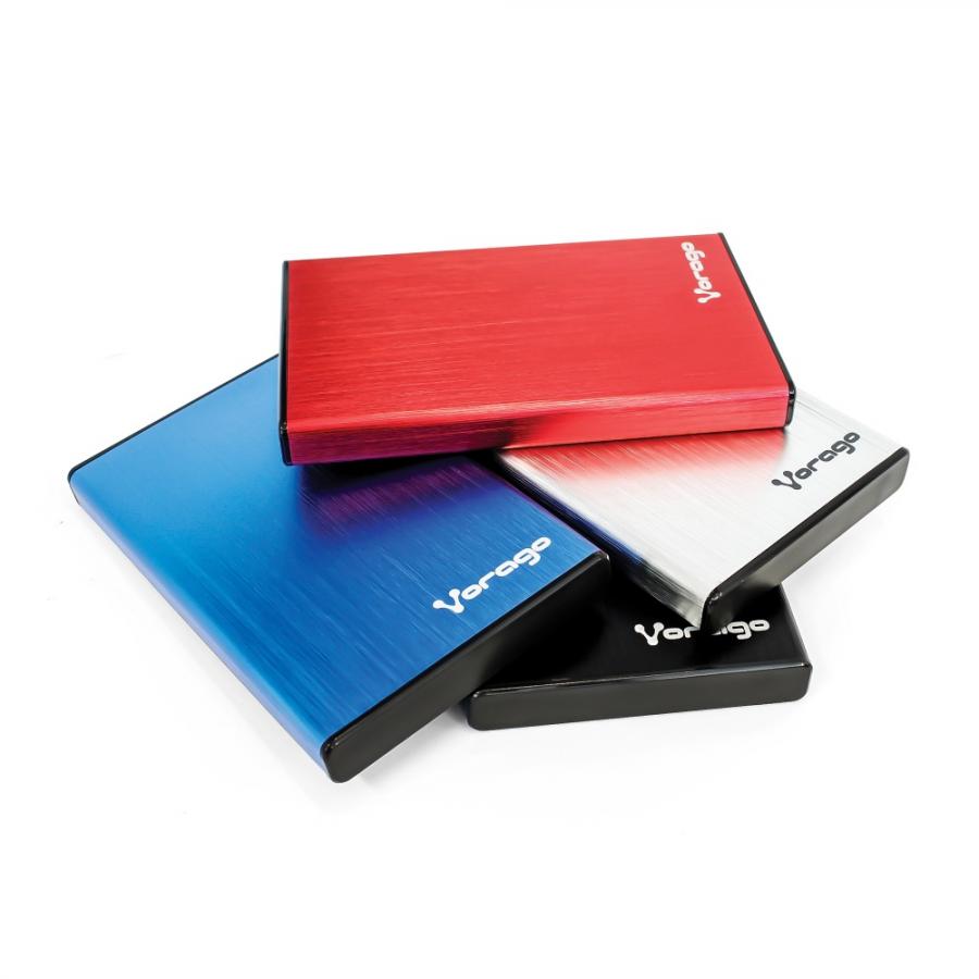 Foto 6 pulgar | Enclosure para Disco Duro 2.5 Vorago Hdd-102-rd Sata A Usb 2.0 Rojo Ac-475885-3