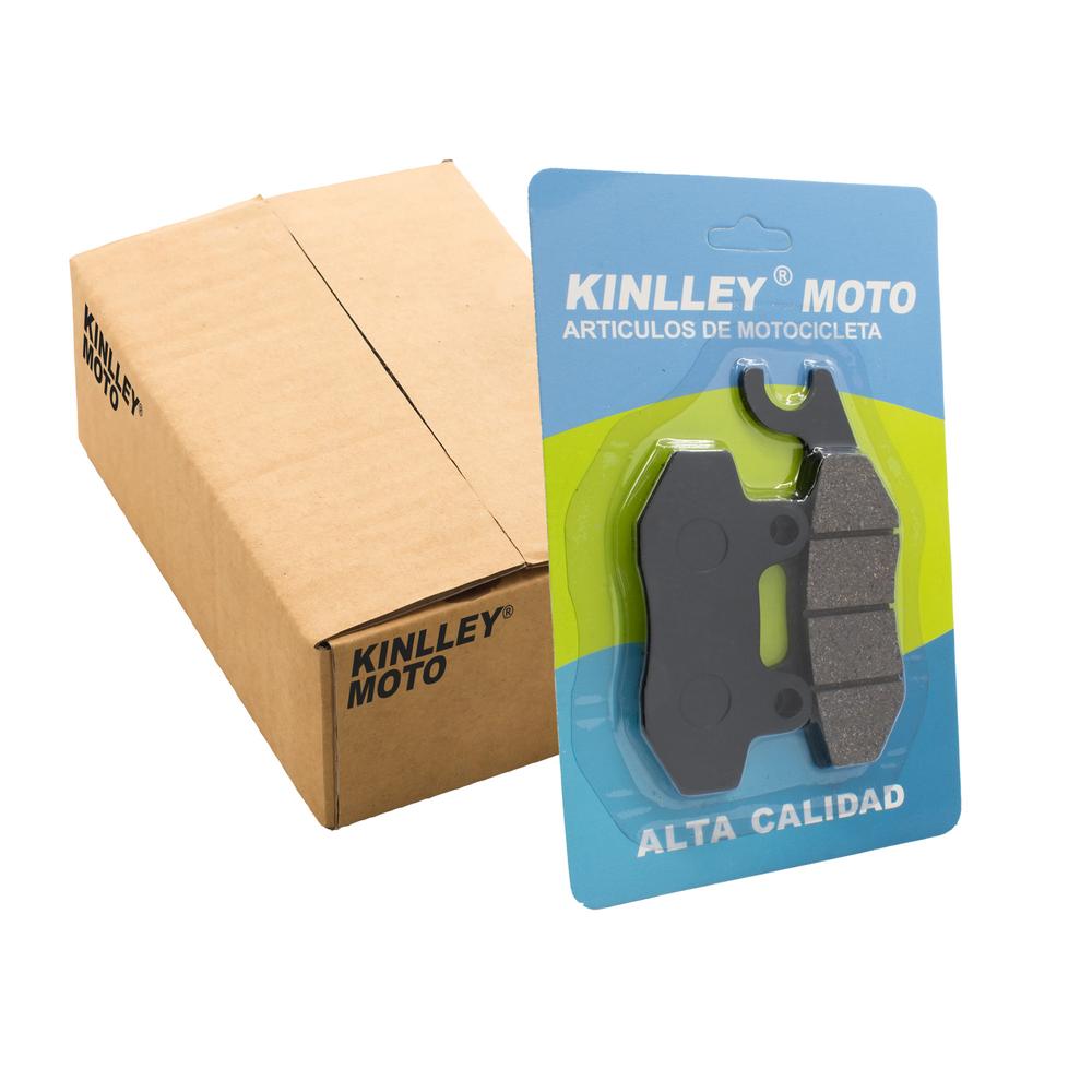 Foto 2 pulgar | Caja Balatas De Freno Disco Para Moto Kinlley 100psz 250z Color Gris