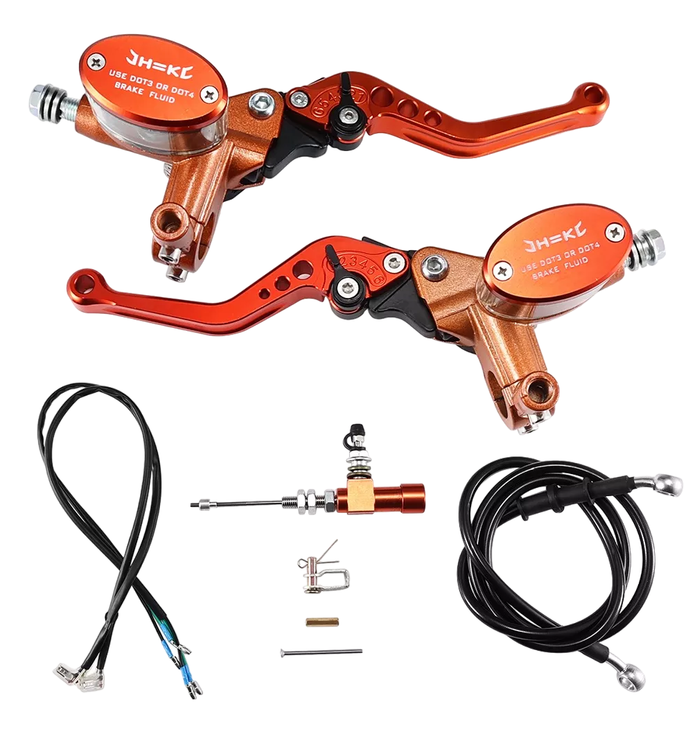 Kit De Embrague Hidráulico De 22 Mm De Freno Para Moto Naranja