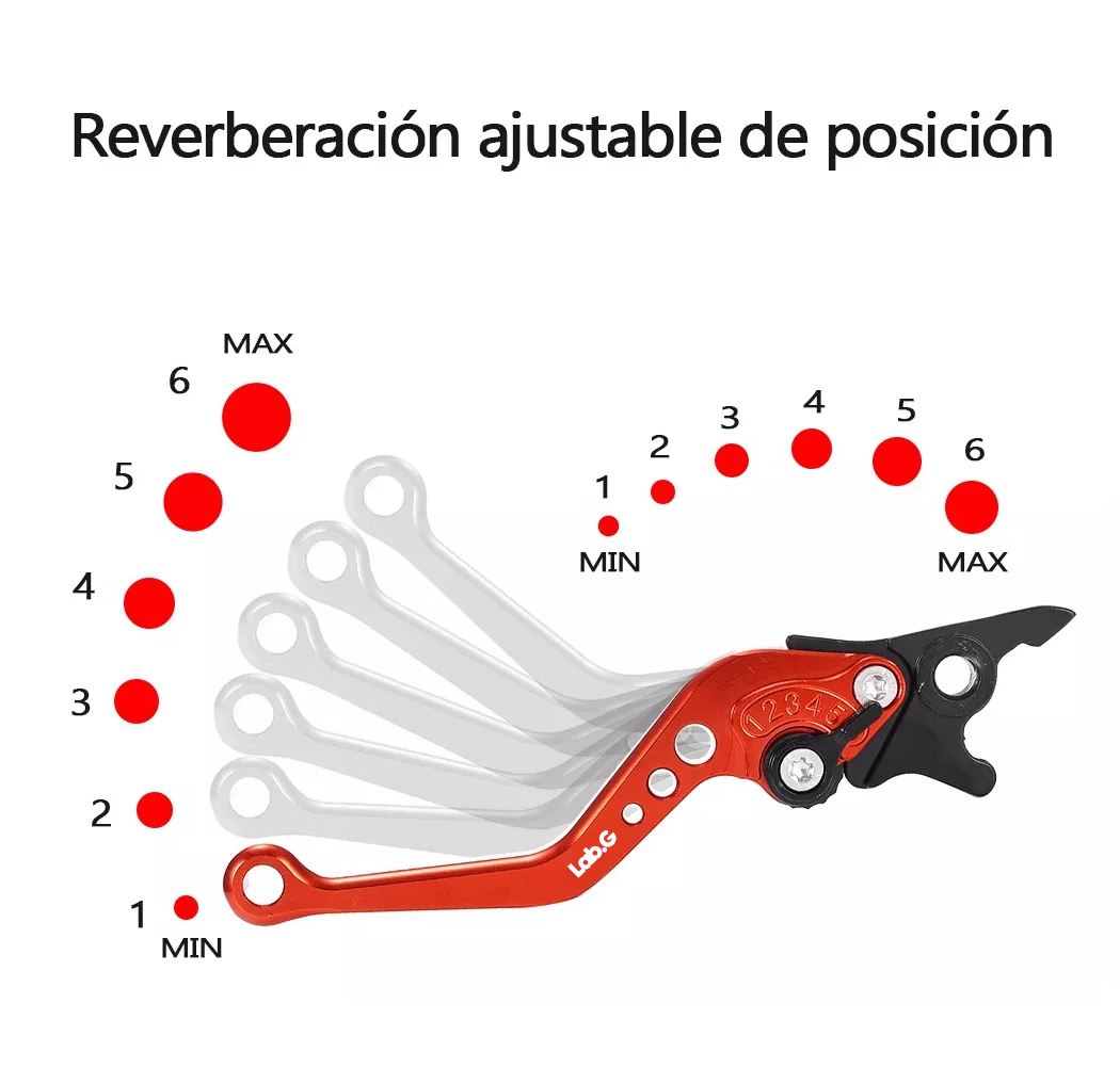 Foto 3 | Kit De Embrague Hidráulico Lab.g De 22 Mm De Freno Para Moto Naranja