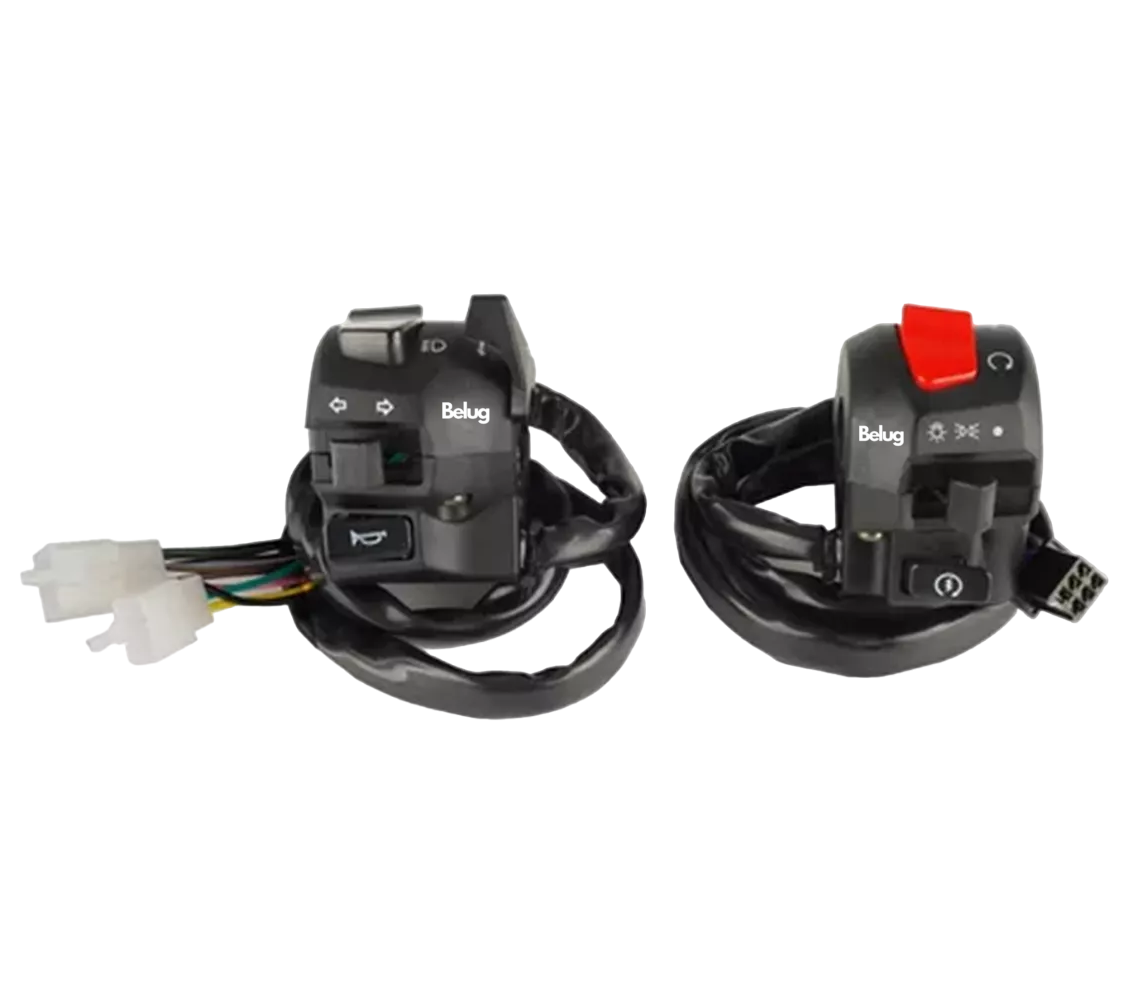Foto 2 pulgar | Par De Mandos Izquierdo Y Derecho Para Yamaha Fz16 Fazer16 2.0 Belug Negro