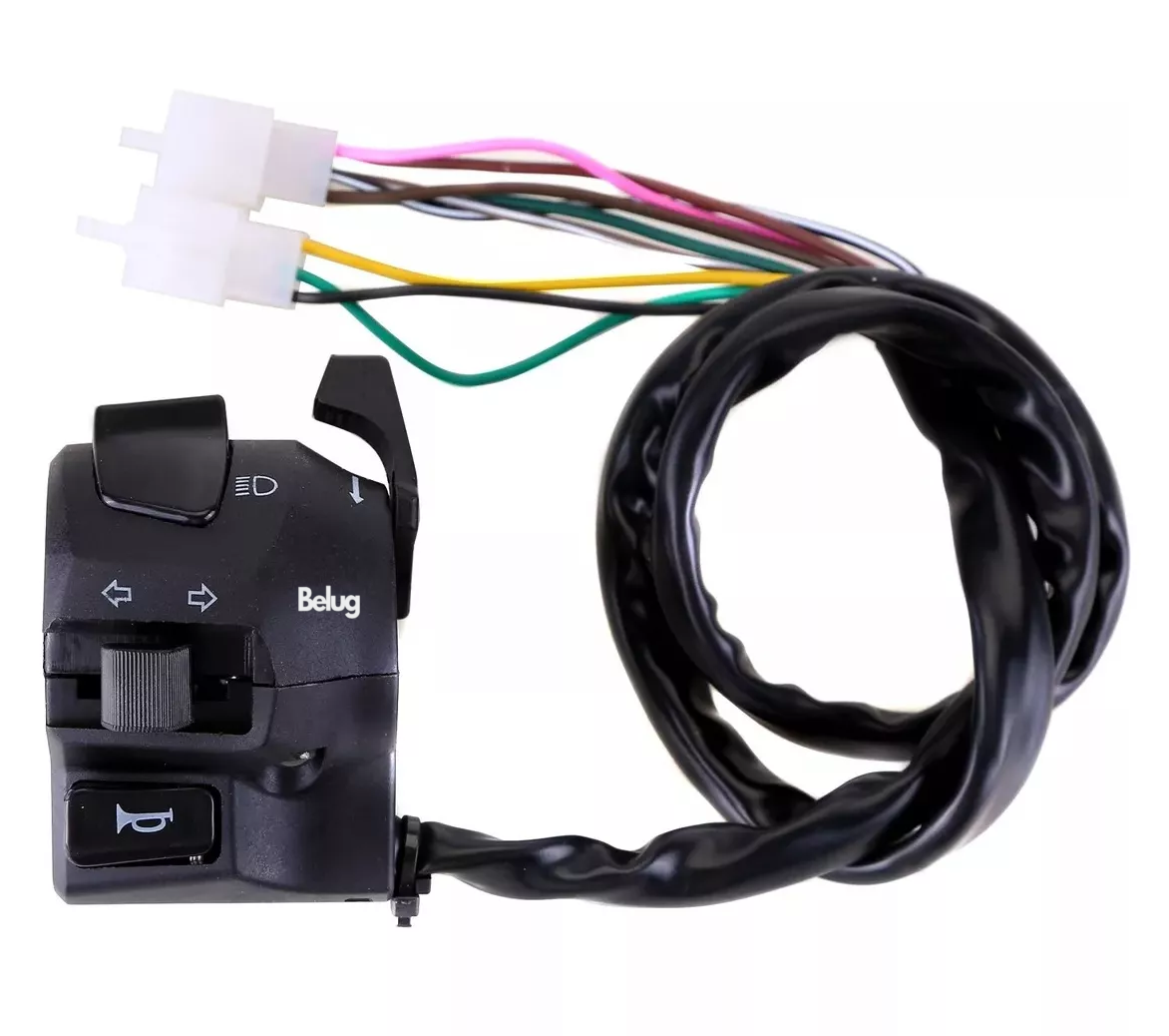 Foto 4 pulgar | Par De Mandos Izquierdo Y Derecho Para Yamaha Fz16 Fazer16 2.0 Belug Negro