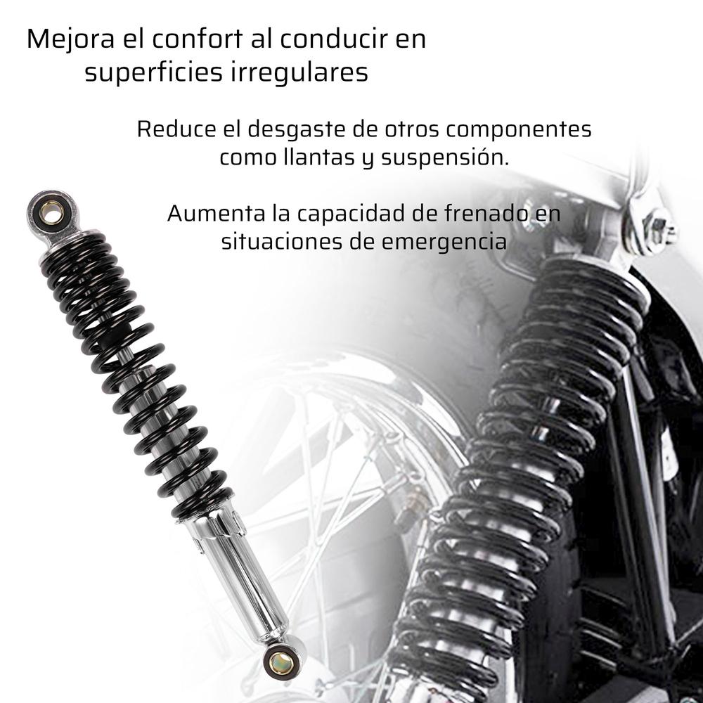 Foto 5 pulgar | Amortiguadores Traseros Para Moto Kinlley Cargo Color Negro