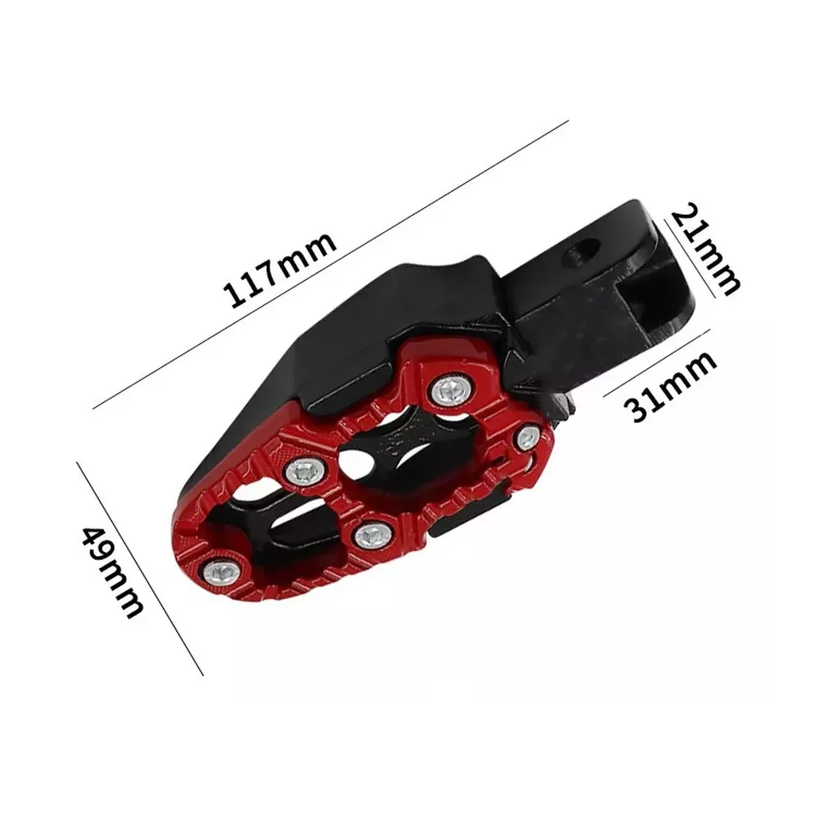 Foto 3 pulgar | Posapies para Moto 1 Par Aluminio Eo Safe Imports Esi-16833  Multicolor