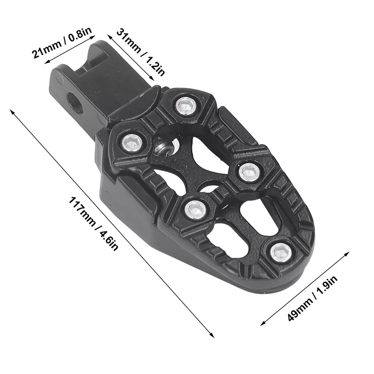 Foto 3 pulgar | Posapies para Moto Univesales 1 Par Aluminio Eo Safe Imports Multicolor