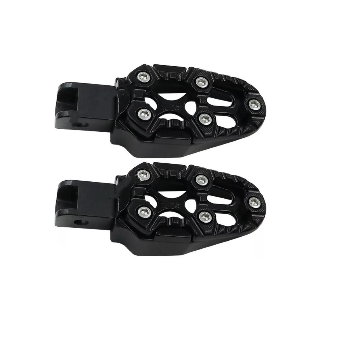 Foto 2 pulgar | Posapies para Moto Univesales 1 Par Aluminio Eo Safe Imports Negro