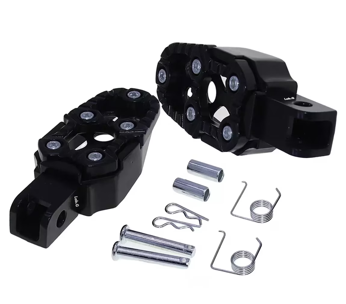 Foto 5 pulgar | Posapies Para Moto Lab.g 1 Par Refacciones, Negro