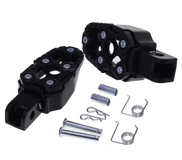 Foto 4 | Posapies Para Moto Lab.g 1 Par Refacciones, Negro