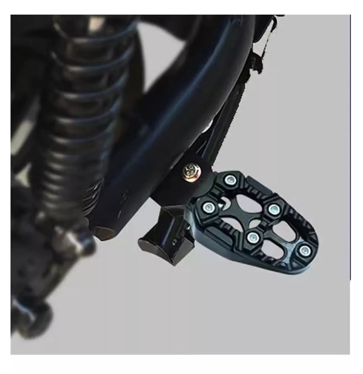 Foto 4 pulgar | Posapies Para Moto 1 Par Refacciones, Belug Negro