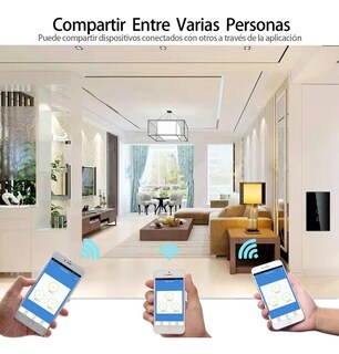 Foto 3 | Interruptor de Luz para Pared Malubero con Wifi