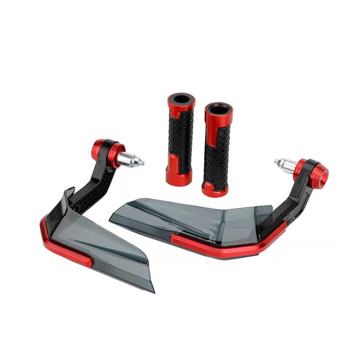 Cubre Puños Para Motocicleta Universal Eo Safe Imports Esi-13807 Rojo