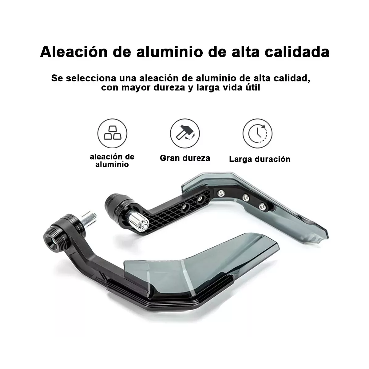 Foto 3 pulgar | Cubre Puños Para Motocicleta Universal Eo Safe Imports Esi-13808 Plata