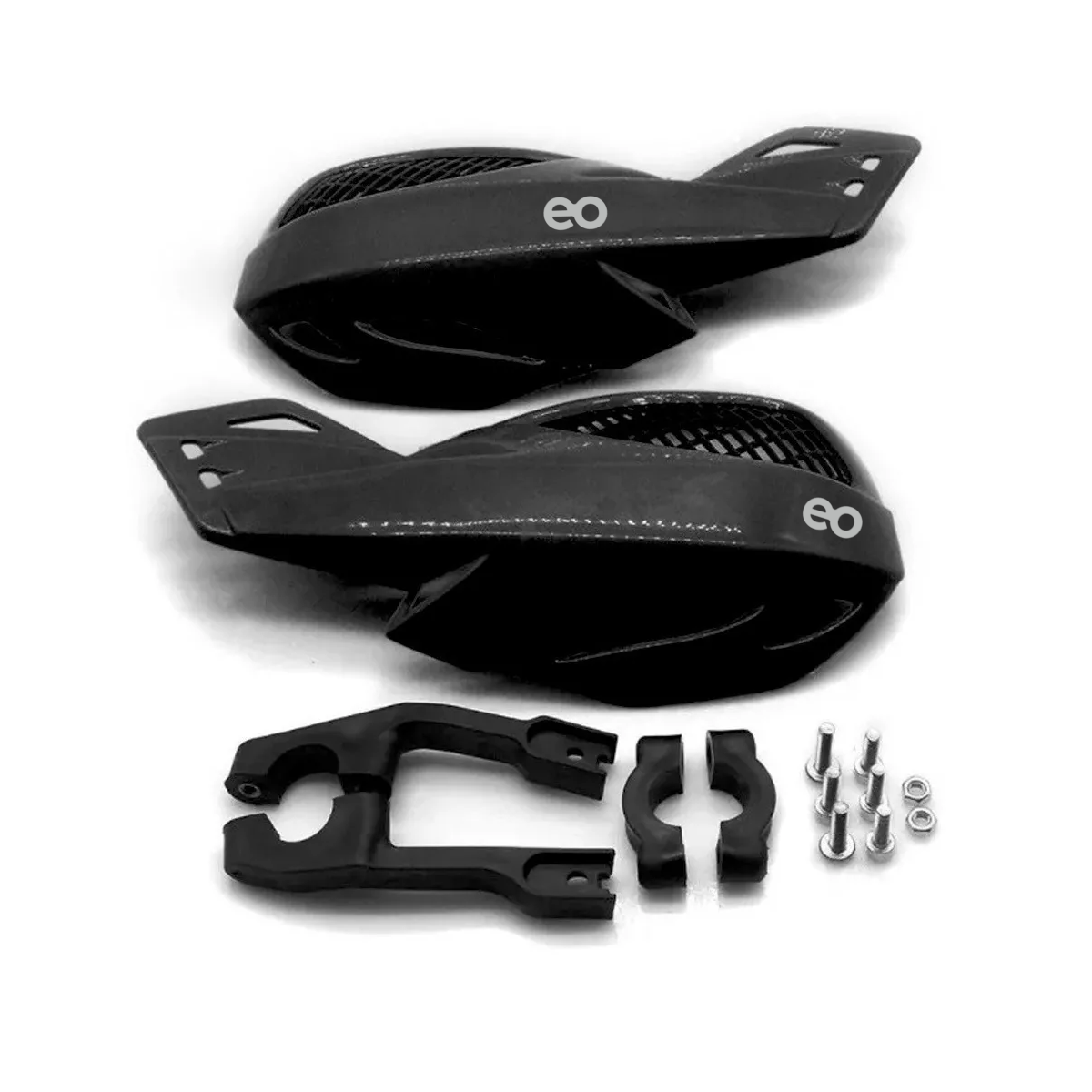Foto 4 pulgar | Language Cubrepuños Para Moto Un Par. Eo Safe Imports Esi-6589-1 Negro
