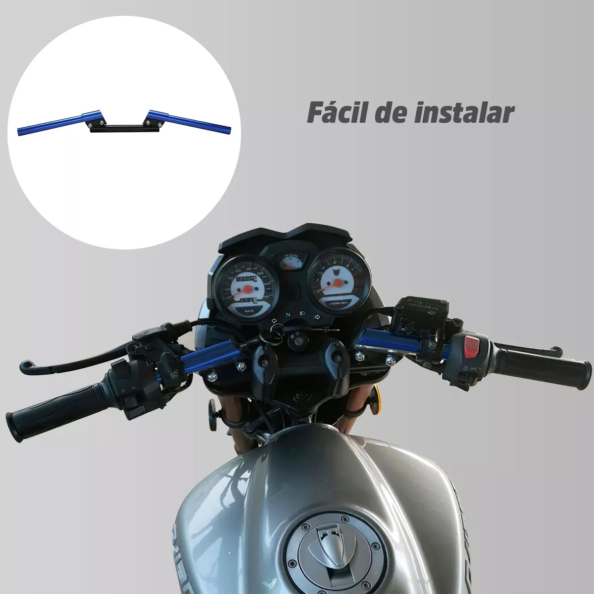 Foto 2 | Manubrio Deportivo Moto Metalico Universal Posiciones 3 Pzs Eo Safe Imports Esi-10283 Zul