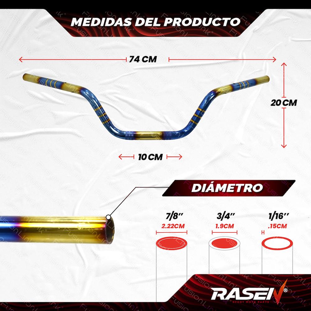 Foto 4 | Manubrio Para Moto Rasen Universal 9