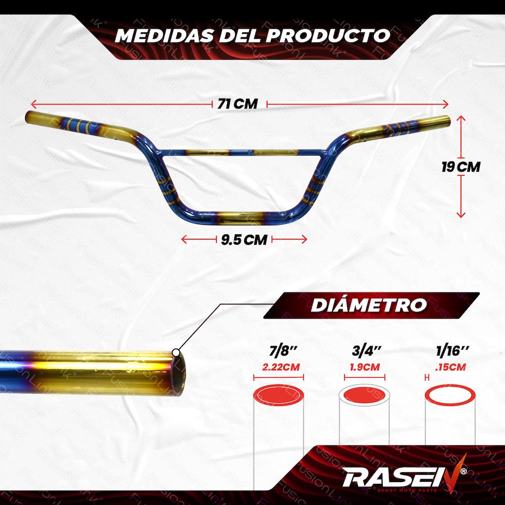 Foto 3 | Manubrio Para Moto Rasen Universal 4