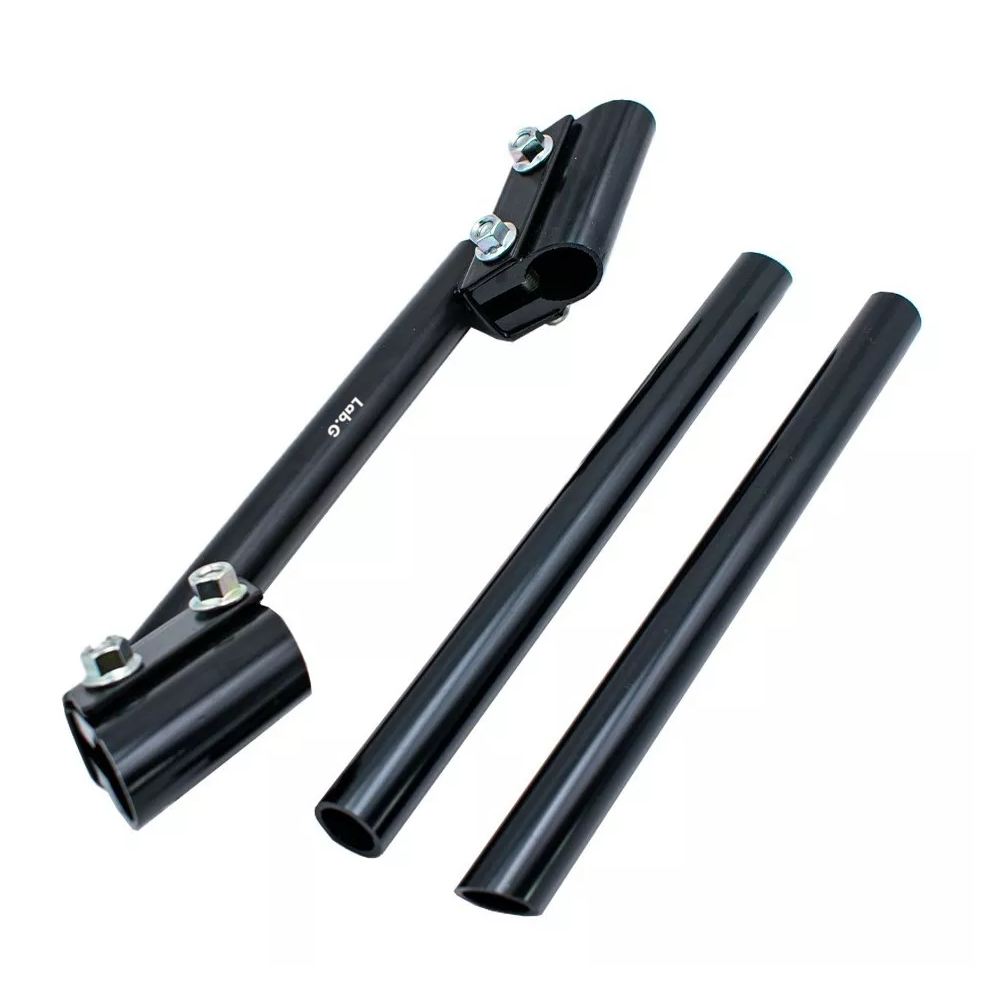 Foto 3 pulgar | Manubrio Deportivo para Moto Metálico Negro