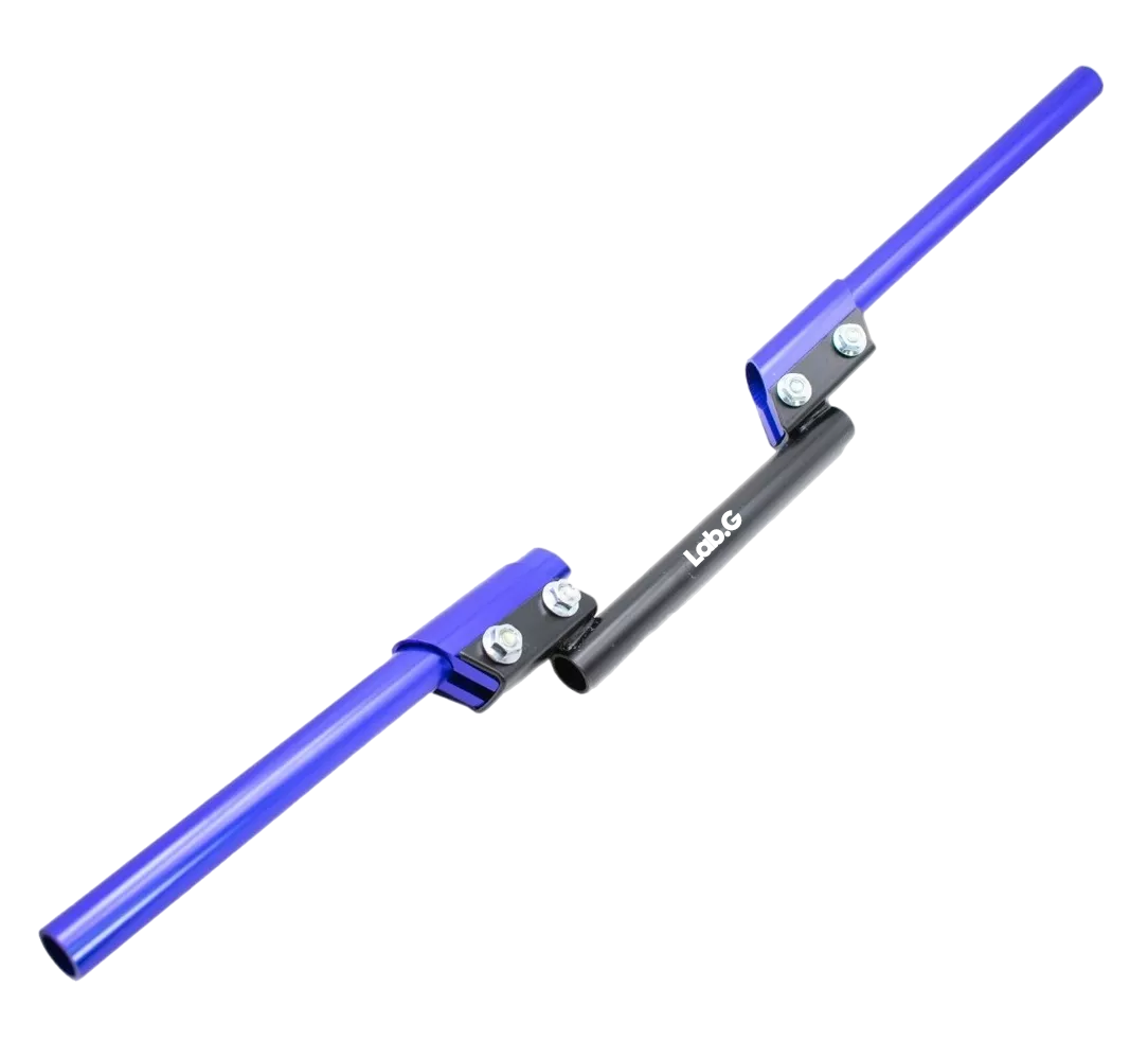 Manubrio Deportivo Lab.g Moto Metalico Universal Posiciones 3 Pzs Azul