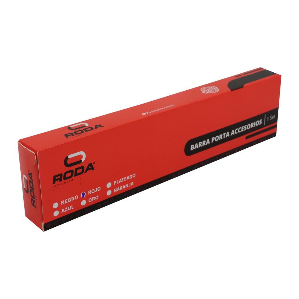 Foto 4 pulgar | Barra Porta Accesorios Roja para Manubrio