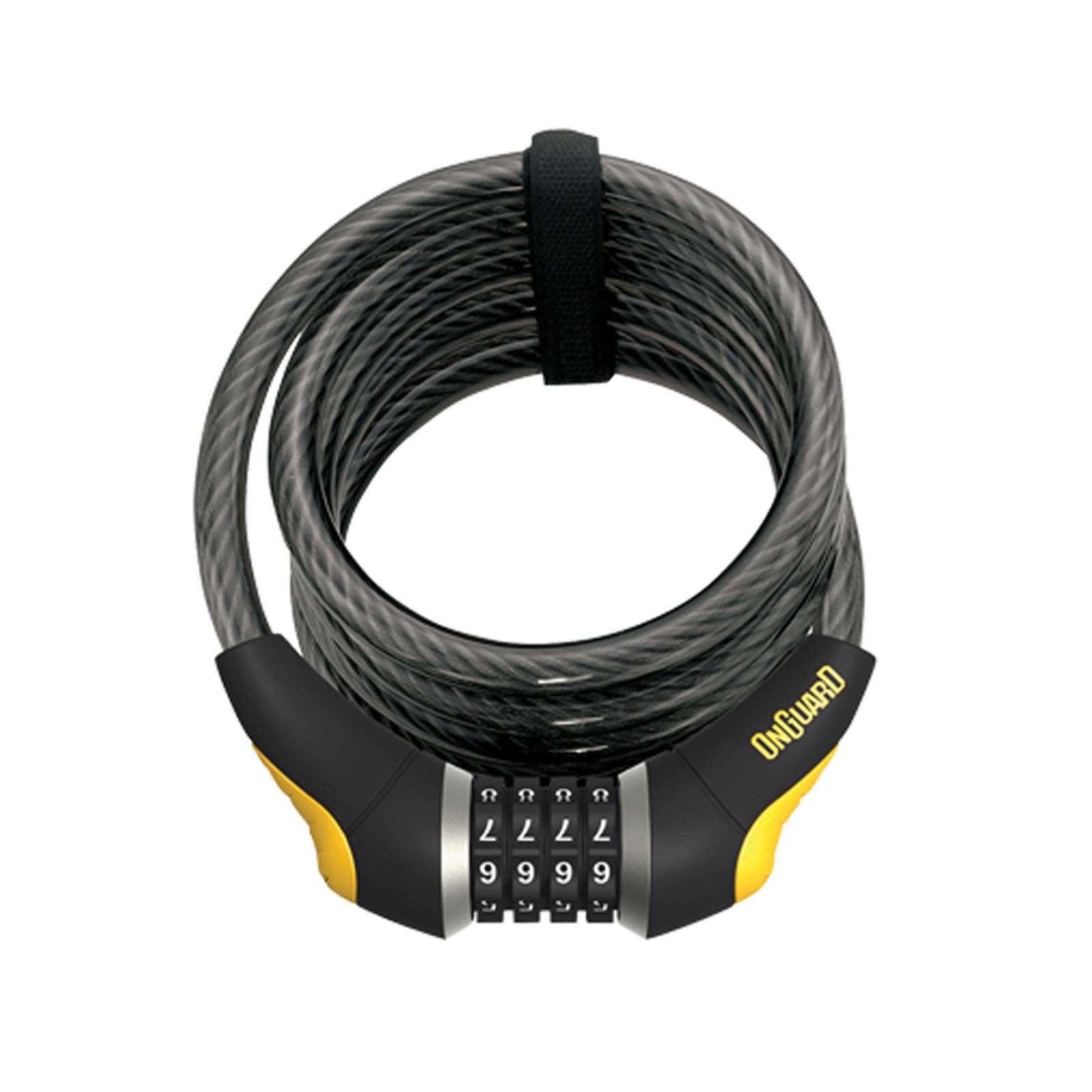 Candado Onguard para Bicicleta con Cable en Espiral Combinado 8031