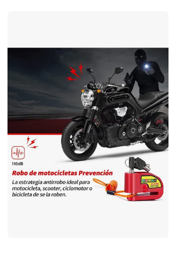 Foto 2 | Candados Moto Con 3 Llaves