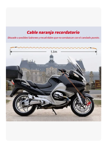 Foto 4 | Candados Moto Con 3 Llaves