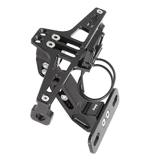 Foto 3 | Porta Placa Universal Para Moto Ajustable Con Luz Led Negra Belug
