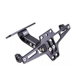 Foto 1 | Porta Placa Universal Para Moto Ajustable Lab.g Con Luz Negro
