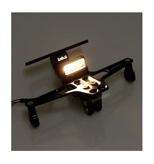 Foto 2 | Porta Placa Universal Para Moto Ajustable Lab.g Con Luz Negro