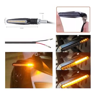 Foto 4 | Soporte Placa Belug Universal Para Moto Ajustable Con Luces Led Negro