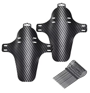 Foto 1 | Lodera Salpicadera Guardabarros Mtb Bici Universal Fibra De Carbon 2 Piezas