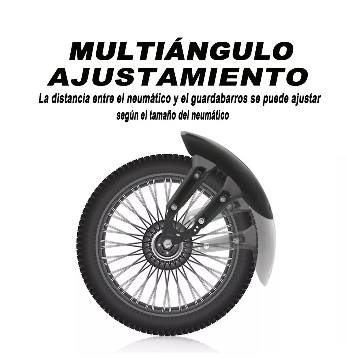 Foto 5 pulgar | Salpicadera Trasera Para Motocicleta Vento Rocketman 250 Lodera Negro