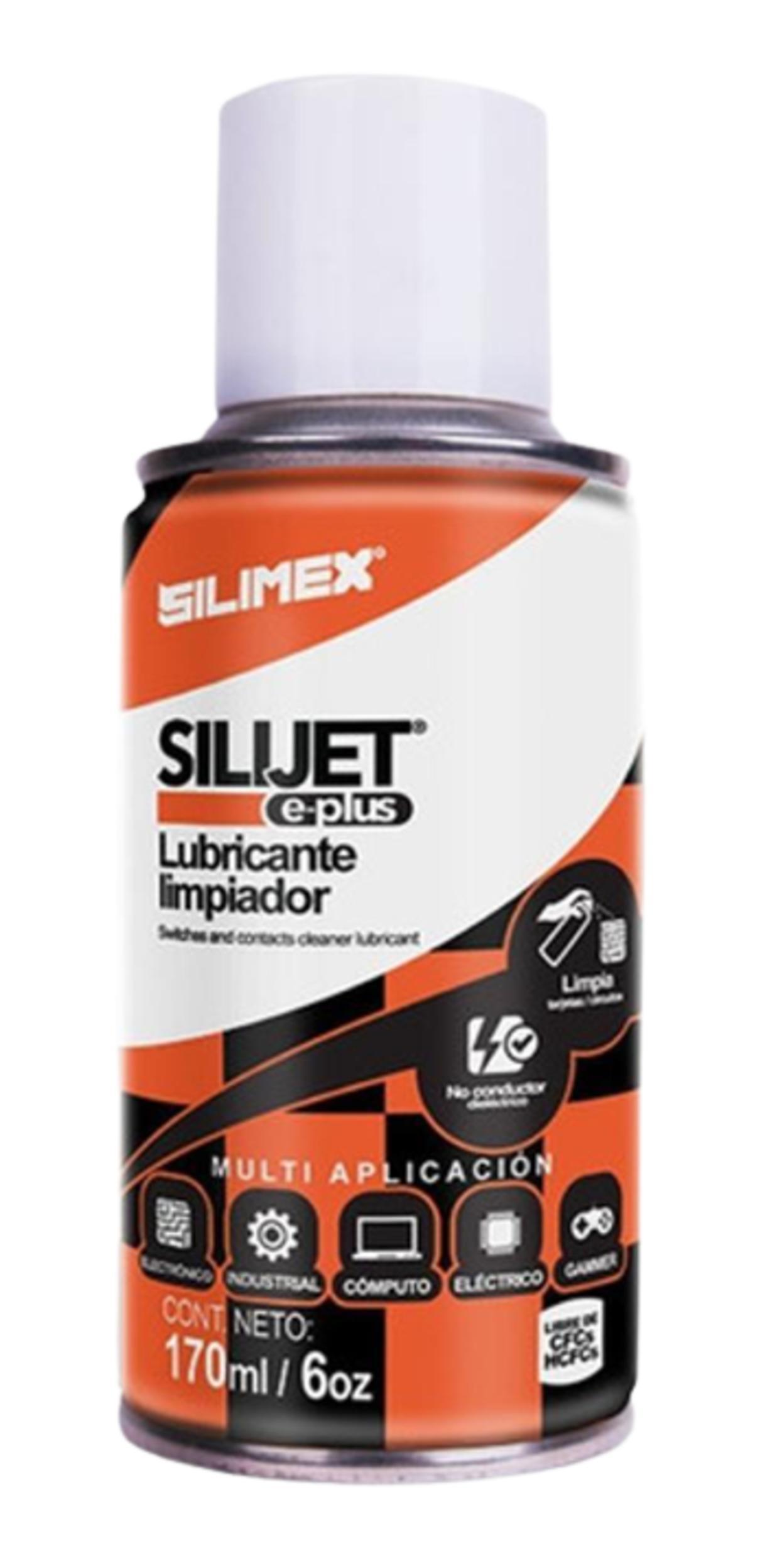 Foto 3 pulgar | Caja de 25 pz de Lubricante Silimex Silijet E-plus, Limpiador Dieléctrico de 170 ml