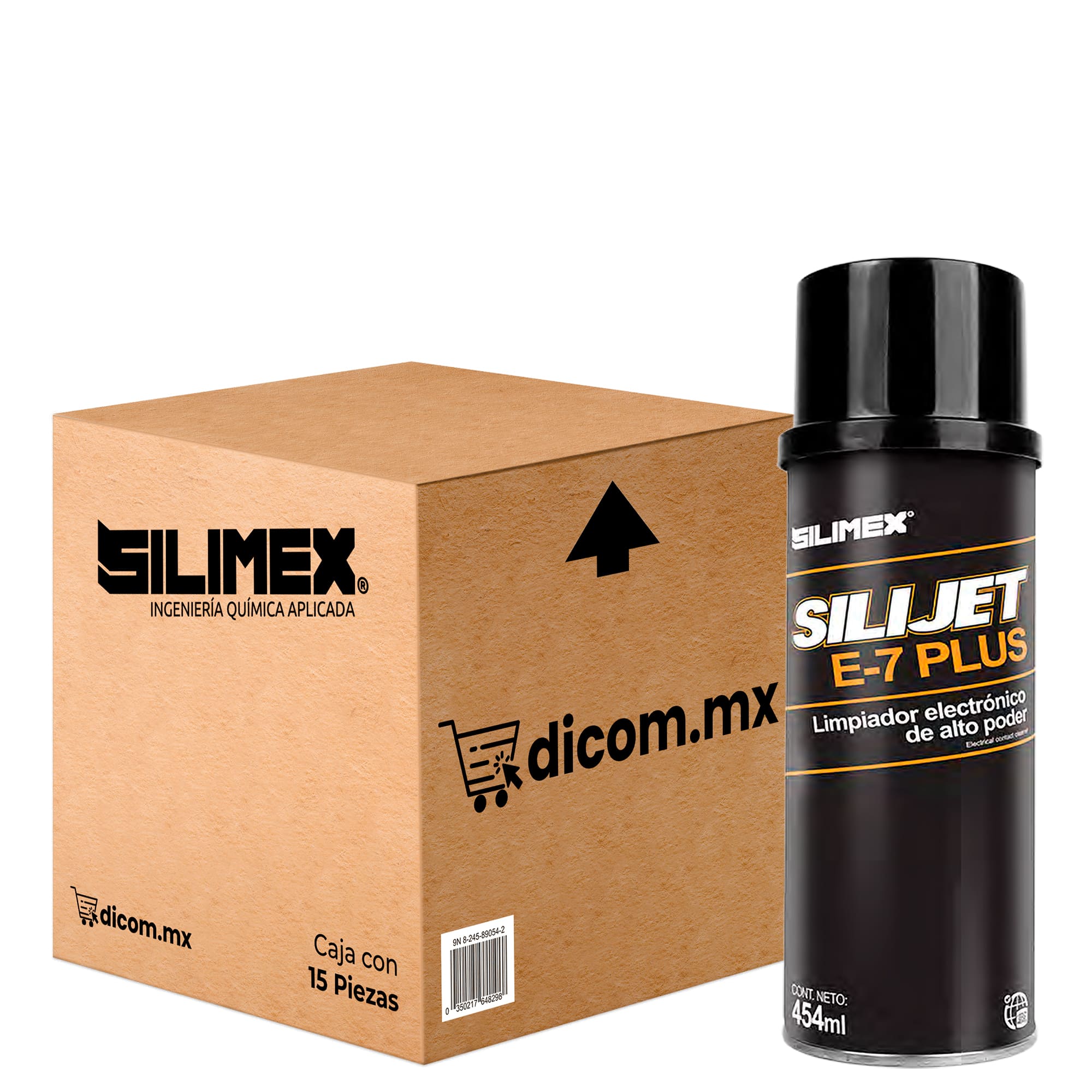 Foto 3 pulgar | Limpiador Electrónico, Silimex Silijet E-7 Plus, 454 Ml, Caja con 15 Piezas