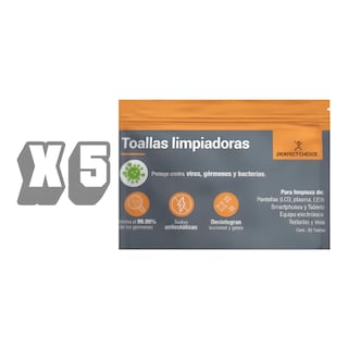 Foto 2 | Toallas Limpiadoras Perfect Choice 5pc-030270 5 Piezas