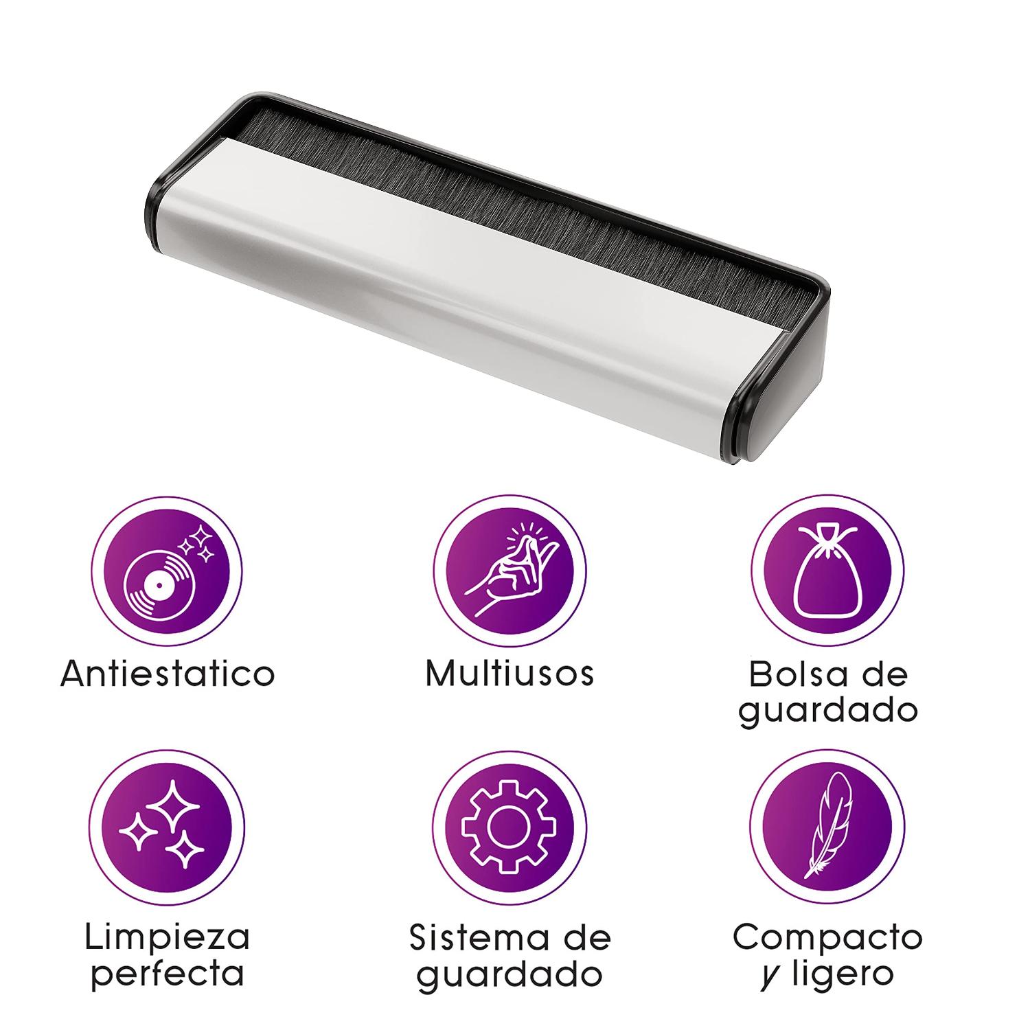 Foto 2 | Brocha Para Limpiar Discos De Vinyl Arieta
