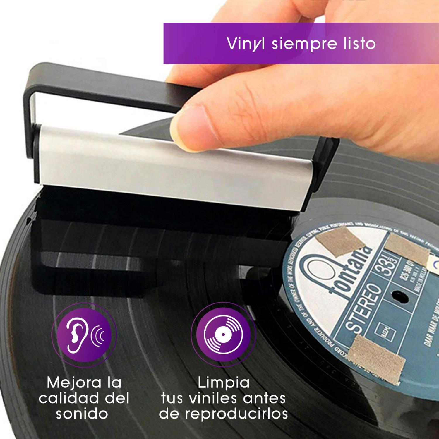 Foto 6 pulgar | Brocha Para Limpiar Discos De Vinyl Arieta