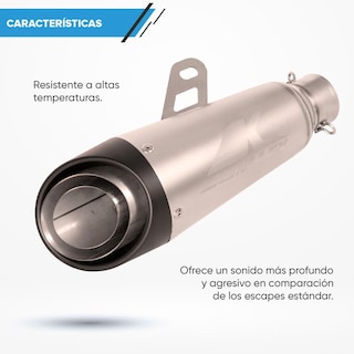Foto 3 | Escape para Moto Kinlley Universal 35-51mm Sc Muffle Bd