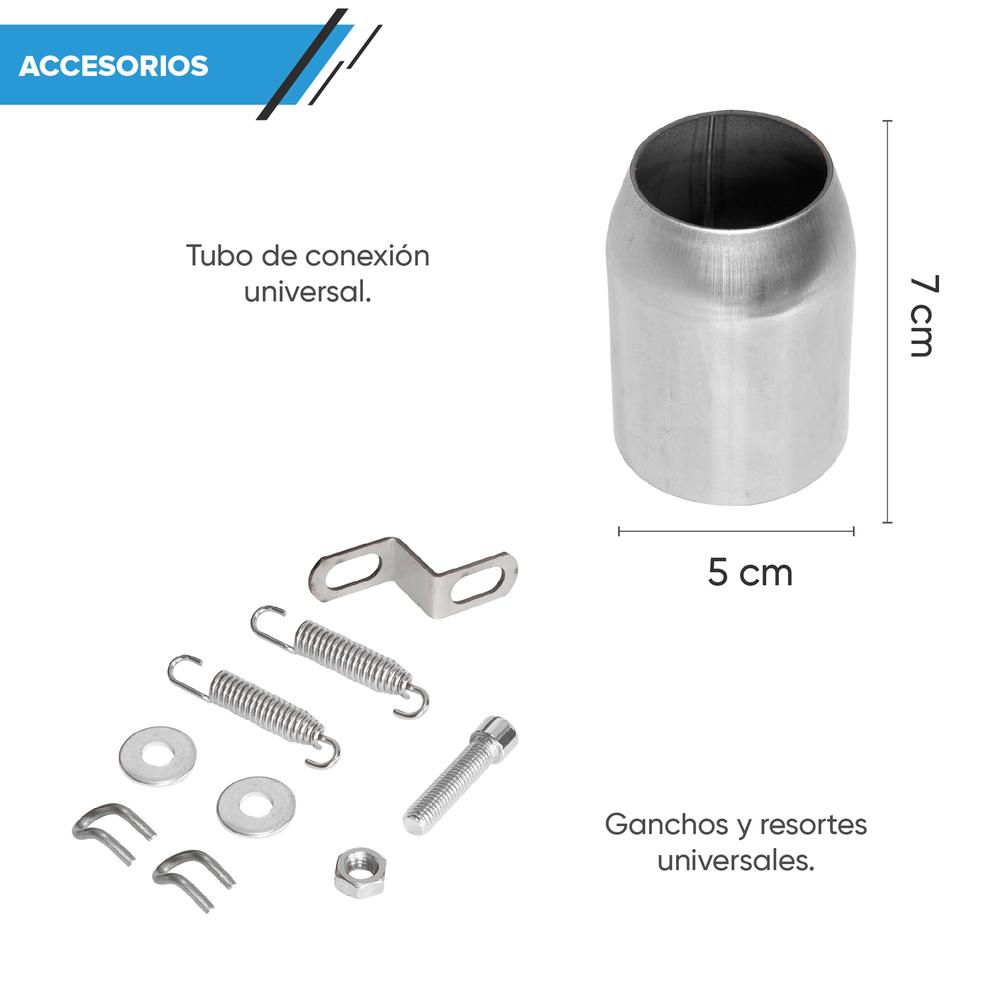 Foto 7 pulgar | Escape para Moto Kinlley Universal 35-51mm Sc Muffle Bd