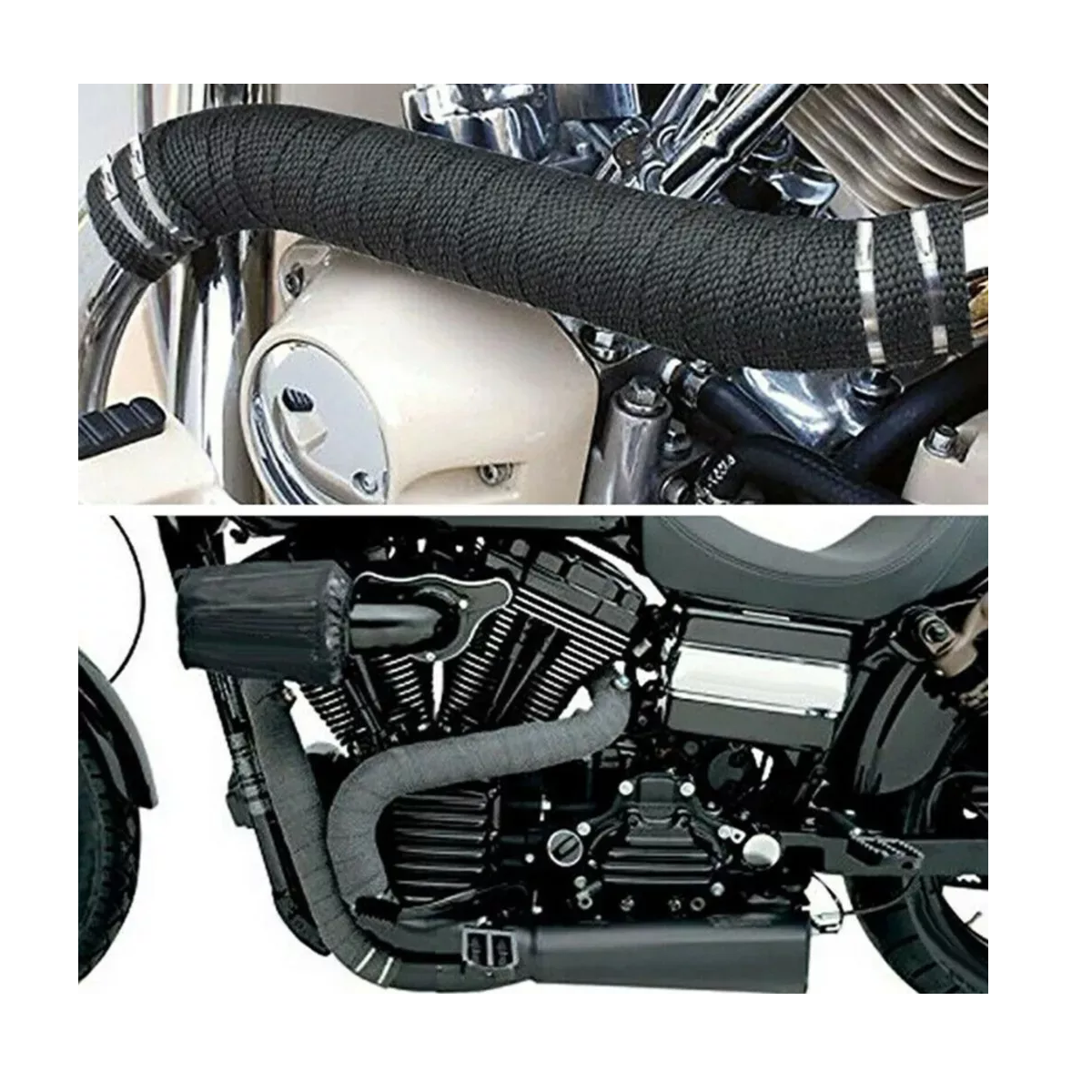 Foto 2 | Cinta Térmica Escape Moto Anti Quemadura Decorativa 5m Eo Safe Imports  Esi-12374 Negro