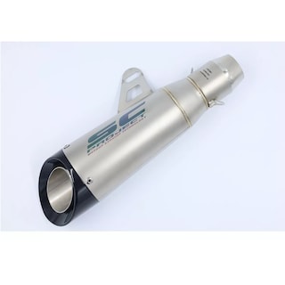 Foto 3 | Escape Universal Deportiva Eo Safe Imports Esi-12385 Plata para Moto