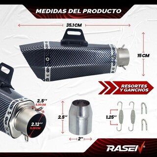 Foto 6 | Escape Deportivo Rasen Hexagonal con Base Tipo Fibra de Carbono