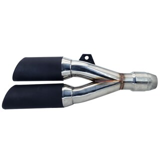 Foto 1 | Escape Deportivo Rasen Doble Silenciador Plata/Negro